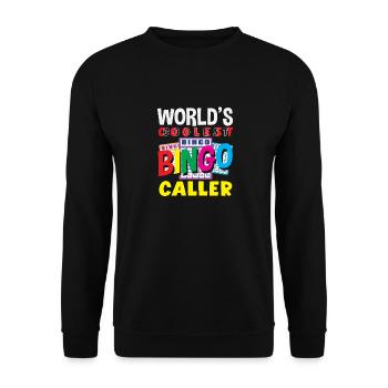 Bingo Spielleiter Coolster Der Welt - Unisex Pullover - Schwarz - Vorne - Alina (178cm) & Michal (187cm)