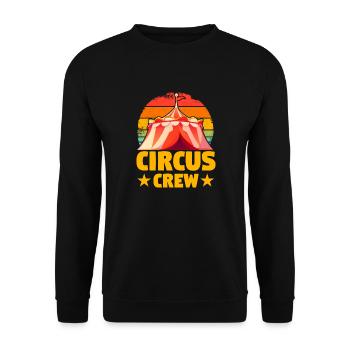Équipe de cirque - Sweat-shirt Unisexe - noir - Devant - Alina (178cm) & Michal (187cm)
