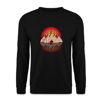 Cirque - Sweat-shirt Unisexe - noir - Devant - Alina (178cm) & Michal (187cm)