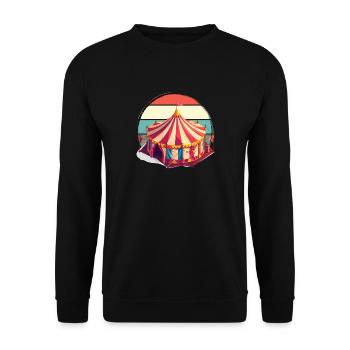 cirque - Sweat-shirt Unisexe - noir - Devant - Alina (178cm) & Michal (187cm)