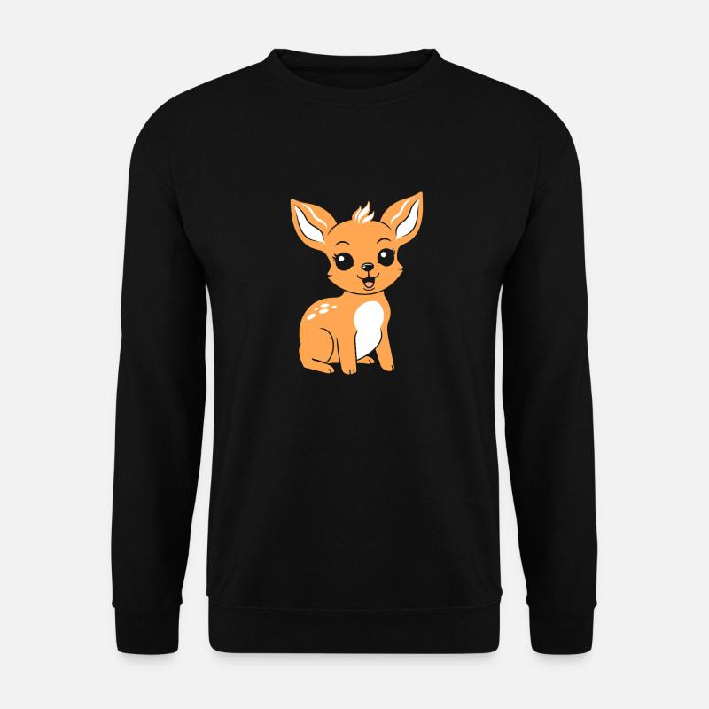 roe deer - Unisex Sweatshirt - black