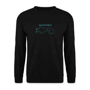 Le son du silence Mélomane Design - Sweat-shirt Unisexe - noir - Devant - Alina (178cm) & Michal (187cm)