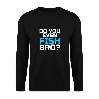 Pêchez-vous même - Sweat-shirt Unisexe - noir - Devant - Alina (178cm) & Michal (187cm)