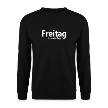 Freitag - Unisex Pullover - Schwarz - Vorne - Alina (178cm) & Michal (187cm)