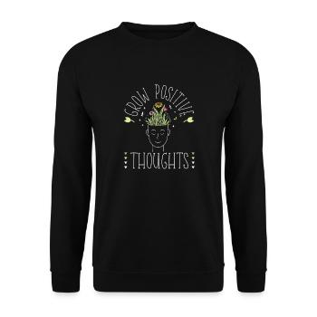Plant Lover Gardening Grow - Unisex Pullover - Schwarz - Vorne - Alina (178cm) & Michal (187cm)