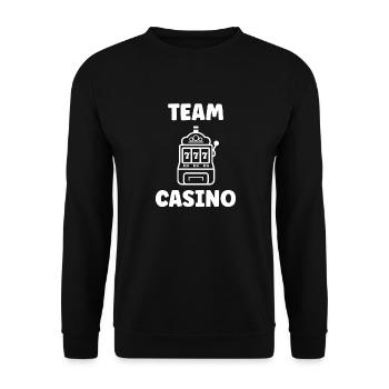 Kasino - Unisex Pullover - Schwarz - Vorne - Alina (178cm) & Michal (187cm)