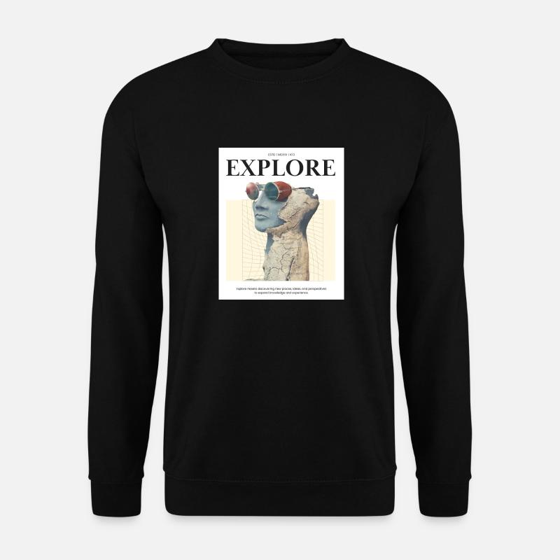 Explore - Unisex Sweatshirt - black