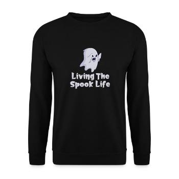 Vivre la vie fantôme Spook Life Appât - Sweat-shirt Unisexe - noir - Devant - Alina (178cm) & Michal (187cm)