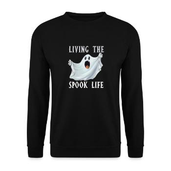 Vivre la vie fantôme Spook Life Appât - Sweat-shirt Unisexe - noir - Devant - Alina (178cm) & Michal (187cm)