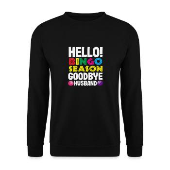Bingo Player Hello Bingo Season - Sweat-shirt Unisexe - noir - Devant - Alina (178cm) & Michal (187cm)