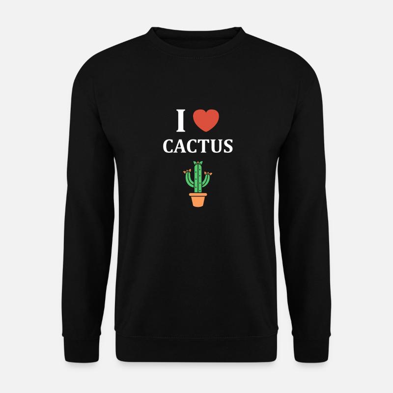 Kaktus - Unisex Pullover - Schwarz