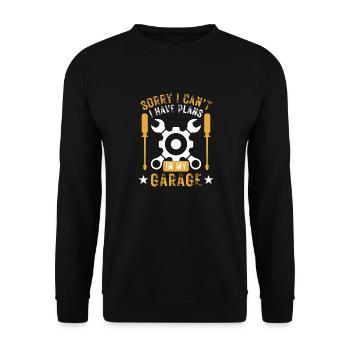 Craftsmen Craftsmen Do-it-Yourselfers - Unisex Sweatshirt - black - Front - Alina (178cm) & Michal (187cm)