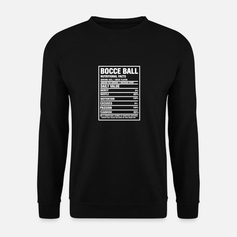 Boccia-Spieler - Unisex Pullover - Schwarz