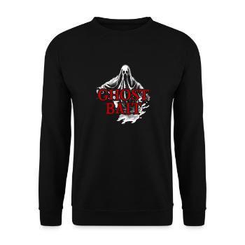 Living The Spook Life Ghost Bait - Unisex Sweatshirt - black - Front - Alina (178cm) & Michal (187cm)