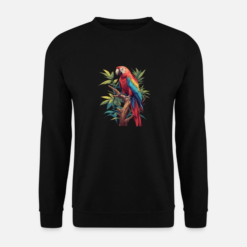 Perroquet Perroquet Perroquet - Sweat-shirt Unisexe - noir