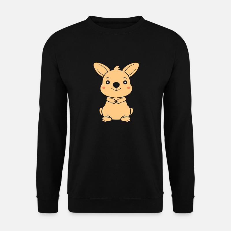 Wallaby - Unisex Pullover - Schwarz