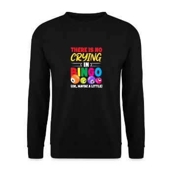 Pas de pleurs au bingo - Sweat-shirt Unisexe - noir - Devant - Alina (178cm) & Michal (187cm)