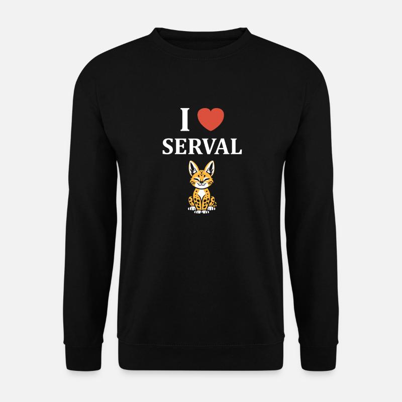serval - Unisex Sweatshirt - black