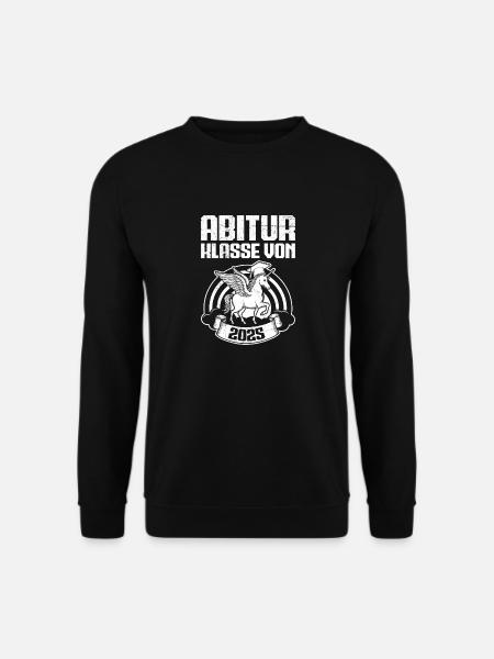 ABITUR KLASSE VON 2025 Abi Bestanden Lustiges - Unisex Pullover - Schwarz