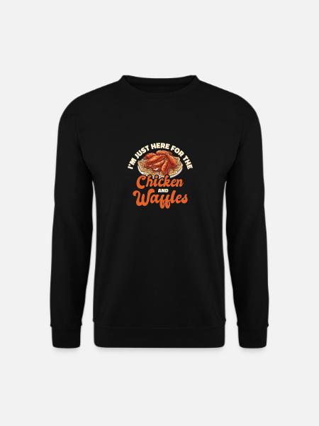 Chicken and waffles - Unisex Sweatshirt - black