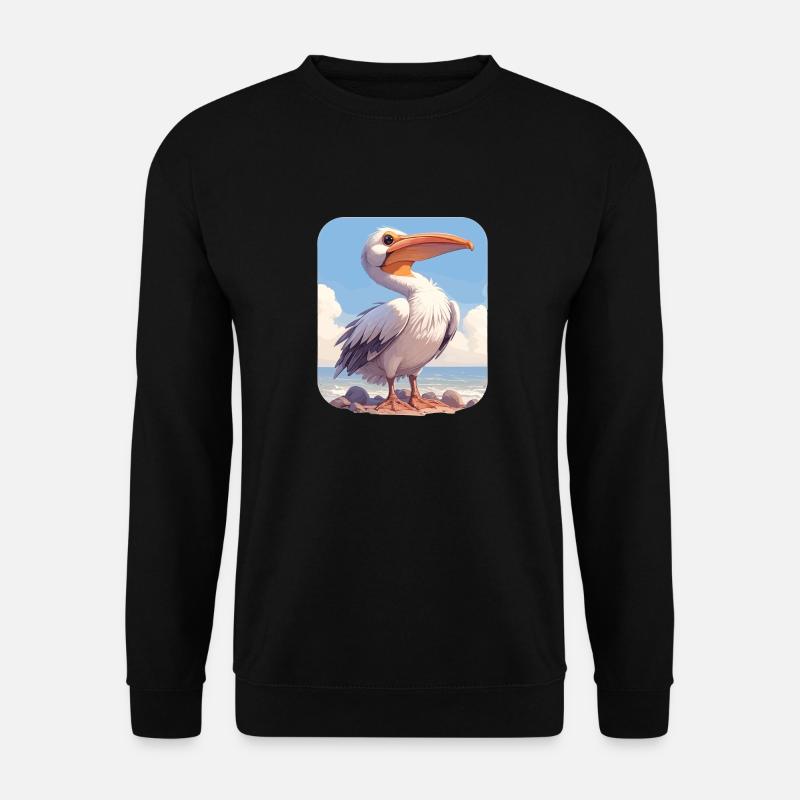 Pelikane Pelikan - Unisex Pullover - Schwarz