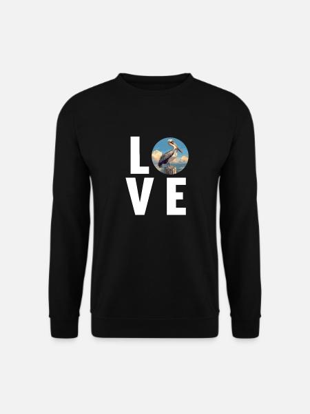 Pelicans Pelican - Unisex Sweatshirt - black
