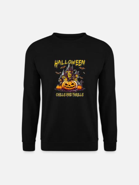 HALLOWEEN CHILLS AND THRILLS - Unisex Sweatshirt - black