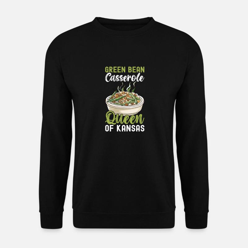 Casserole de haricots verts - Sweat-shirt Unisexe - noir