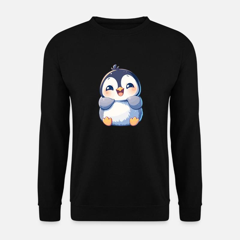 Pinguine Pinguin - Unisex Pullover - Schwarz