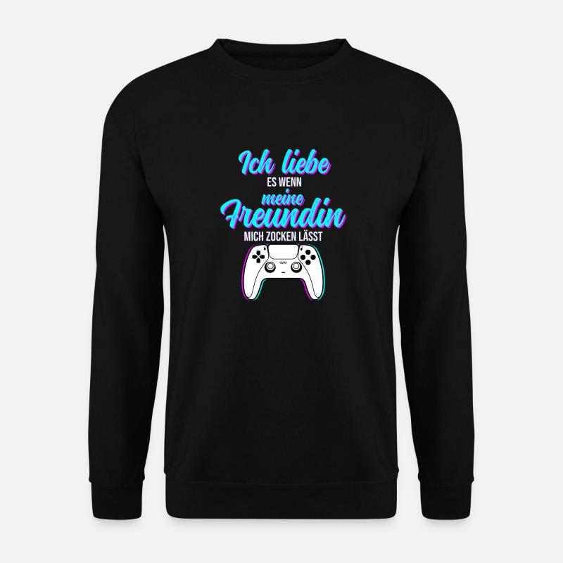 Gaming Valentin - Unisex Pullover - Schwarz
