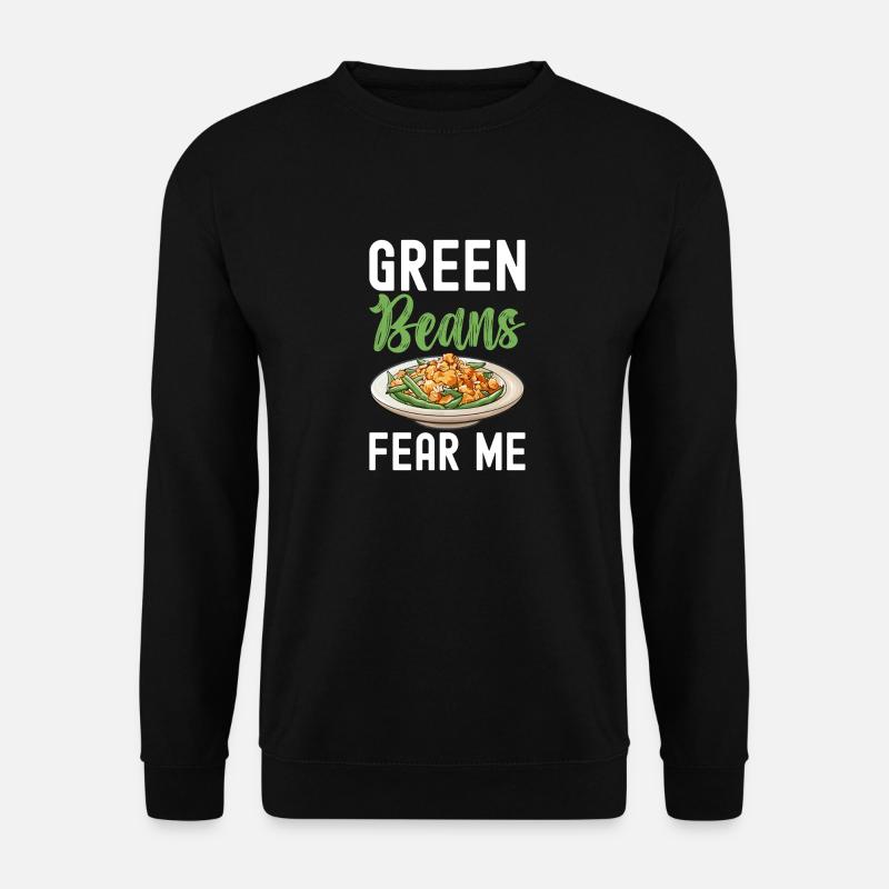 Casserole de haricots verts - Sweat-shirt Unisexe - noir