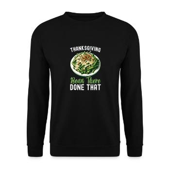 Green Bean Casserole - Unisex Sweatshirt - black - Front - Alina (178cm) & Michal (187cm)
