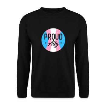 Fierté LGBT transgenre - Sweat-shirt Unisexe - noir - Devant - Alina (178cm) & Michal (187cm)