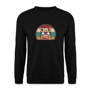 Fierté LGBT transgenre - Sweat-shirt Unisexe - noir - Devant - Alina (178cm) & Michal (187cm)