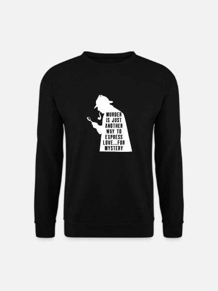 Murder Mystery Dinner Fun Night - Unisex Sweatshirt - black