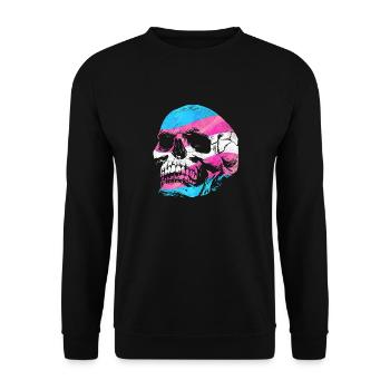 Fierté LGBT transgenre - Sweat-shirt Unisexe - noir - Devant - Alina (178cm) & Michal (187cm)