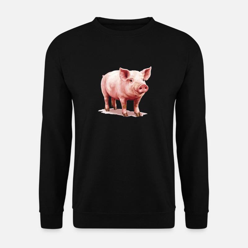 Cochon Cochon - Sweat-shirt Unisexe - noir