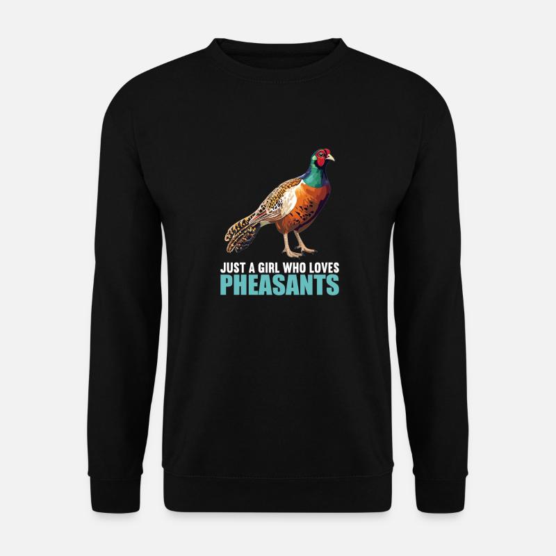 Fasane Fasan - Unisex Pullover - Schwarz