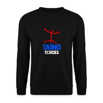 Taíno fait écho à la fierté de l’ascendance caribéenne - Sweat-shirt Unisexe - noir - Devant - Alina (178cm) & Michal (187cm)