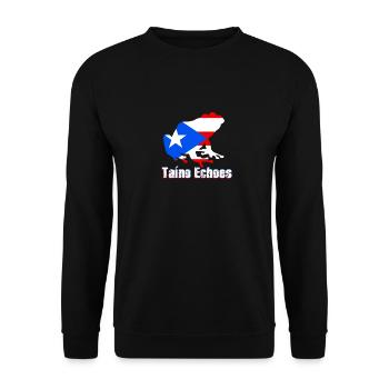 Taíno Echoes Caribbean Ancestry Pride - Unisex Sweatshirt - black - Front - Alina (178cm) & Michal (187cm)