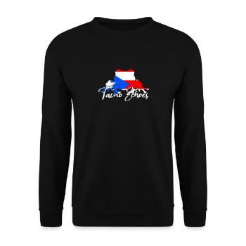 Taíno fait écho à la fierté de l’ascendance caribéenne - Sweat-shirt Unisexe - noir - Devant - Alina (178cm) & Michal (187cm)