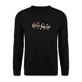 Taíno Echoes Caribbean Ancestry Pride - Unisex Sweatshirt - black - Front - Alina (178cm) & Michal (187cm)