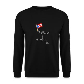 Taíno fait écho à la fierté de l’ascendance caribéenne - Sweat-shirt Unisexe - noir - Devant - Alina (178cm) & Michal (187cm)