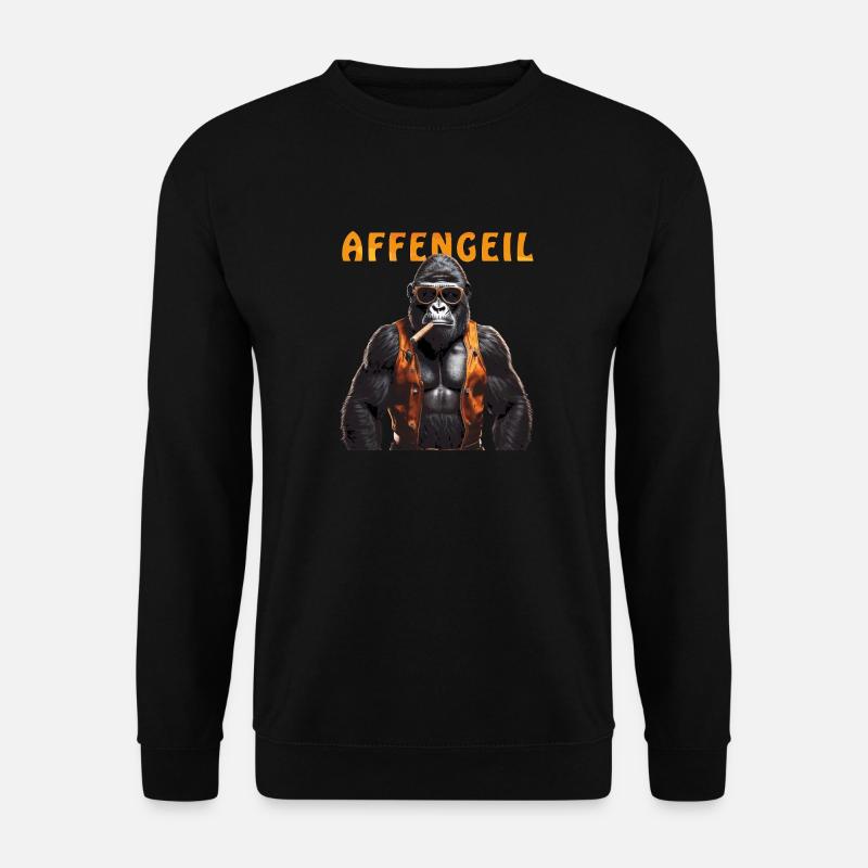 SINGE GORILLE SINGE - Sweat-shirt Unisexe - noir