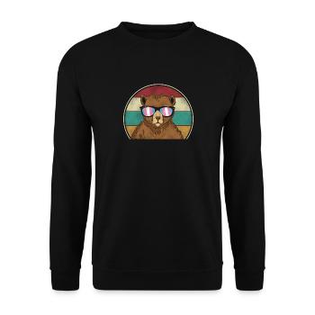 Fierté LGBT transgenre - Sweat-shirt Unisexe - noir - Devant - Alina (178cm) & Michal (187cm)
