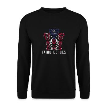 Taíno Echoes Caribbean Ancestry Pride - Unisex Sweatshirt - black - Front - Alina (178cm) & Michal (187cm)