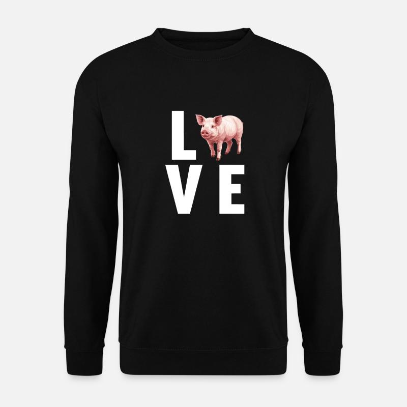 Pig Pig - Unisex Sweatshirt - black