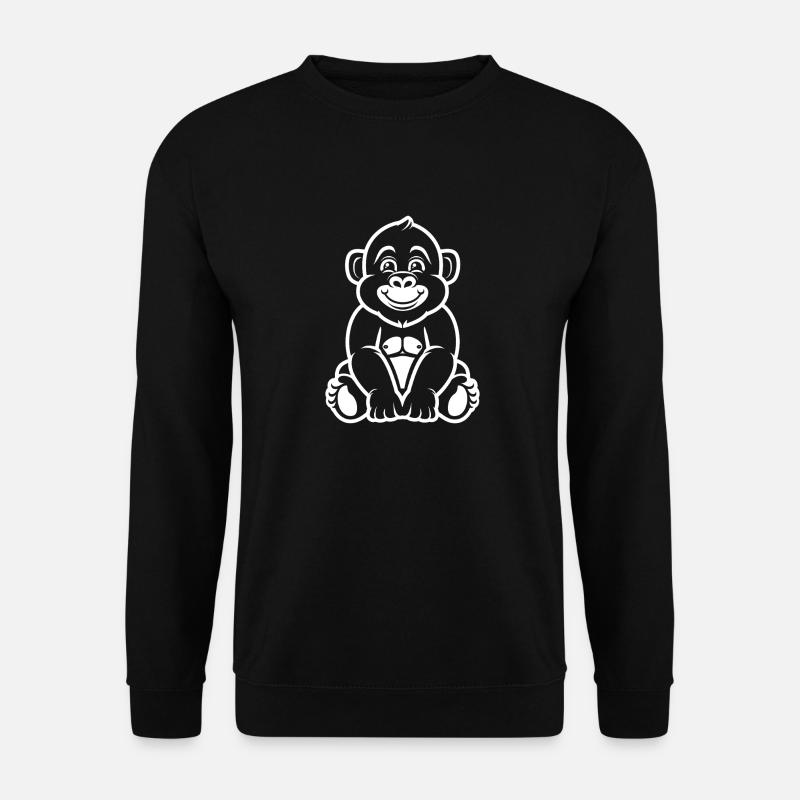 Gorilla - Unisex Pullover - Schwarz