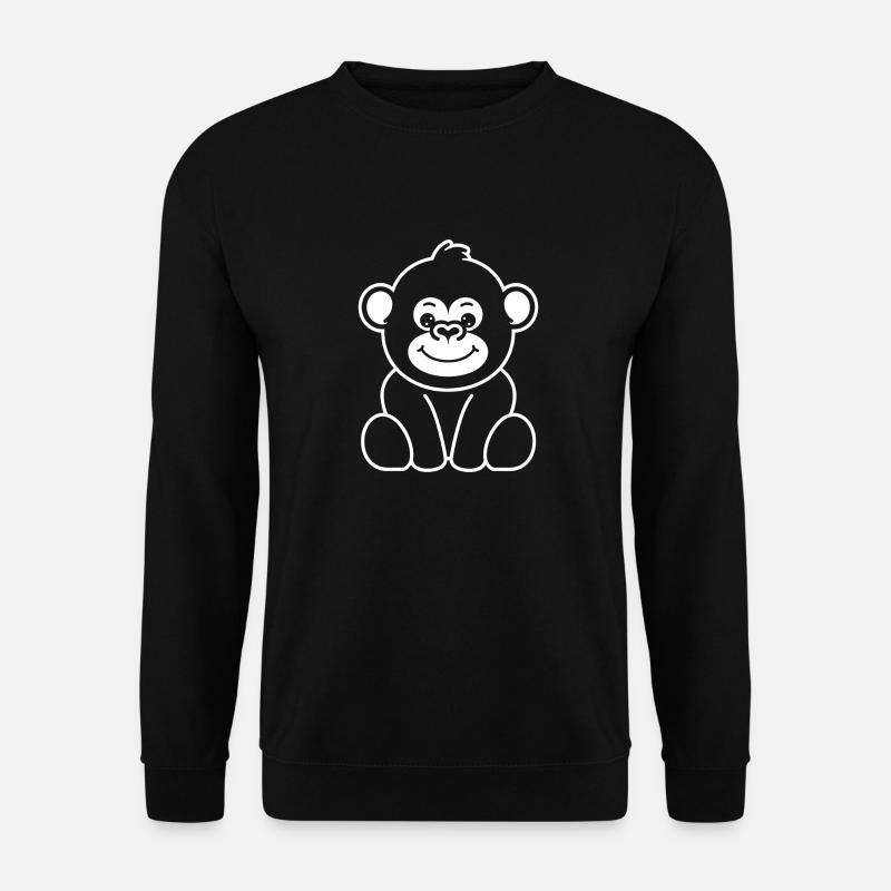 Gorilla - Unisex Pullover - Schwarz