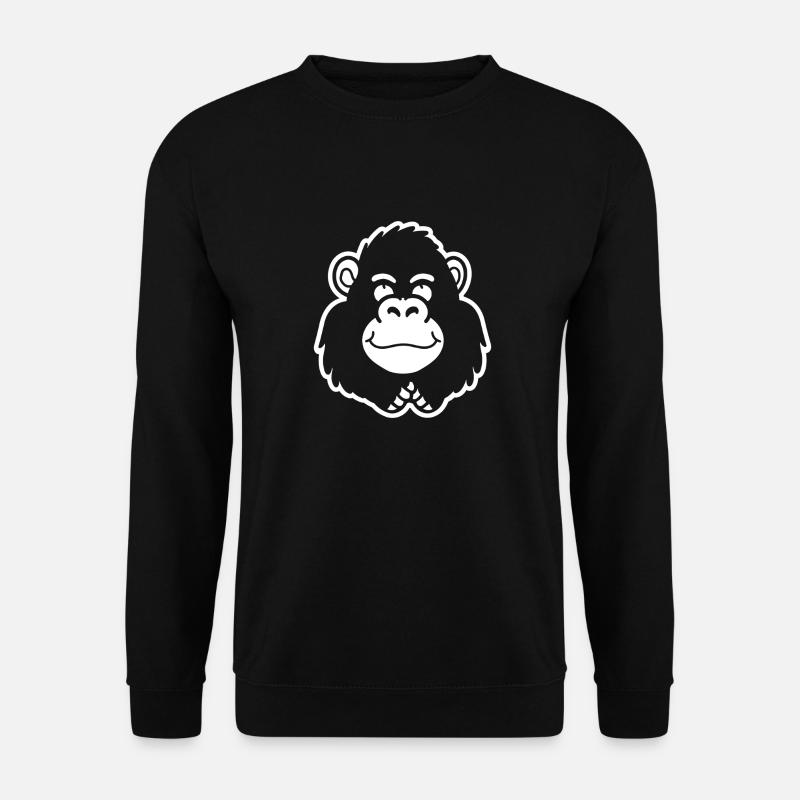 Gorilla - Unisex Pullover - Schwarz